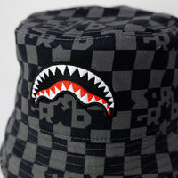 Sprayground Grey Check Bucket Cap