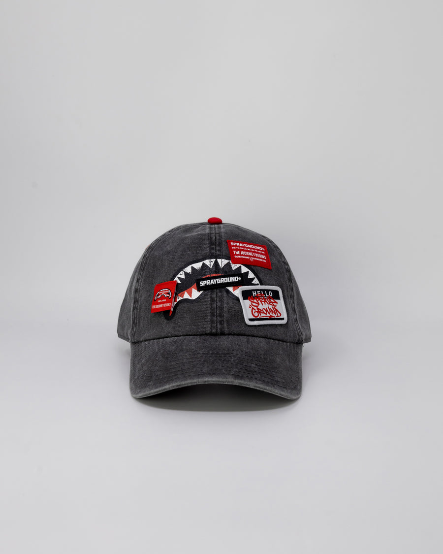 Sprayground Cap LABELSHARK CAP Grey