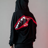 Hidden In The Zipper Shark Fullzip Hoodie