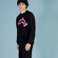 Label Shark Crewneck Black