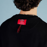 Label Shark Crewneck Black