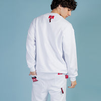 Label Shark Crewneck White