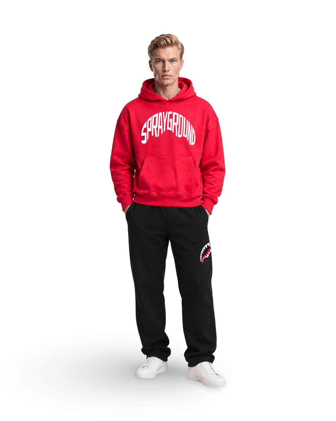 SHARK SHAPE BASIC HOODIE