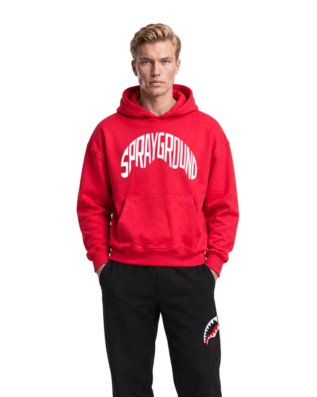 SHARK SHAPE BASIC HOODIE
