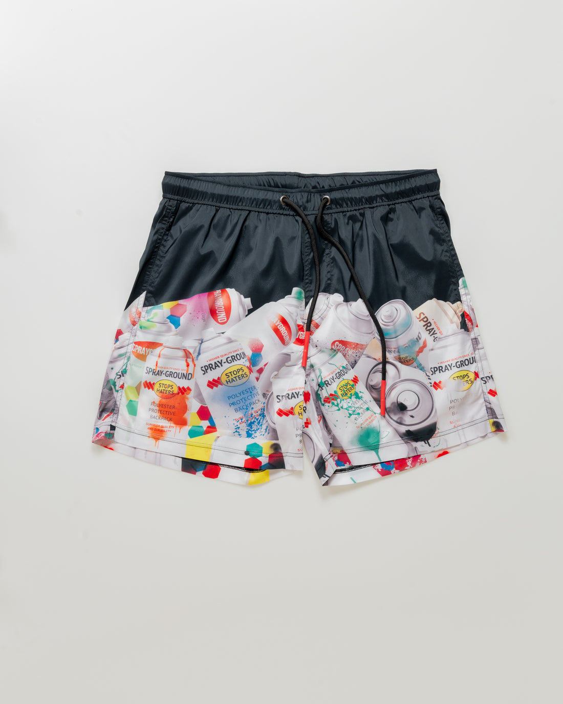 Spray Paint Swim Trunks