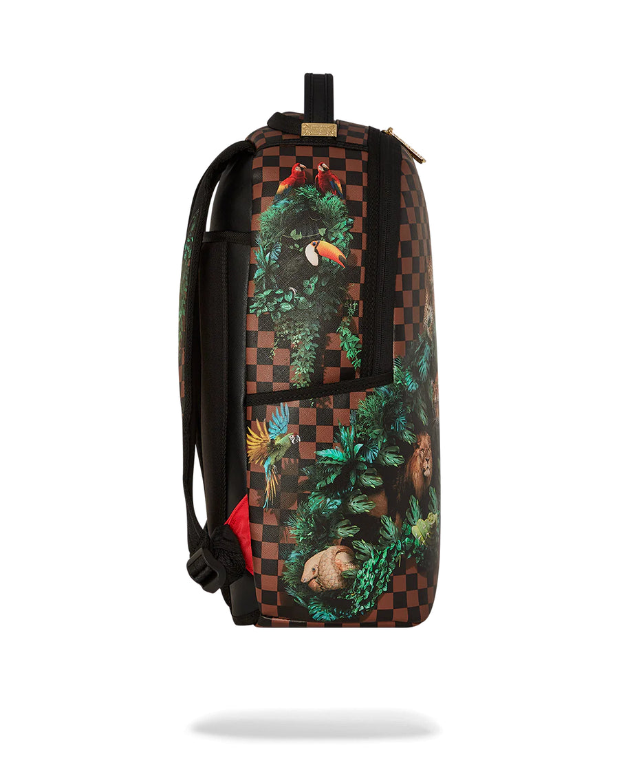 Zaino Sprayground SHARK JUNGLE DLXSV BACKPACK Marrone