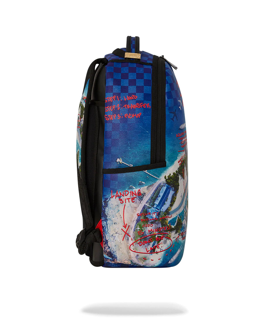 Zaino Sprayground SHARK ISLAND DLXSV BACKPACK Blu