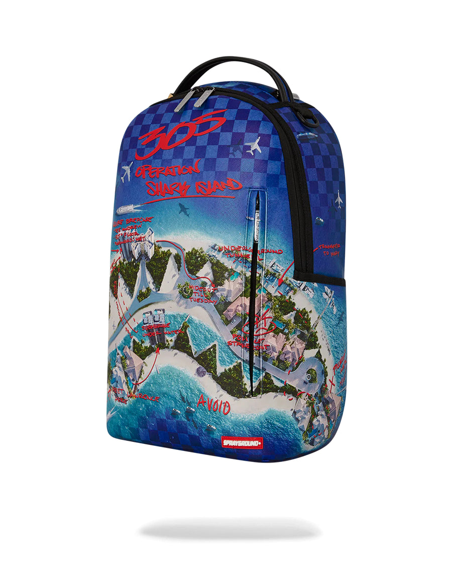 Sac à dos Sprayground SHARK ISLAND DLXSV BACKPACK Bleu