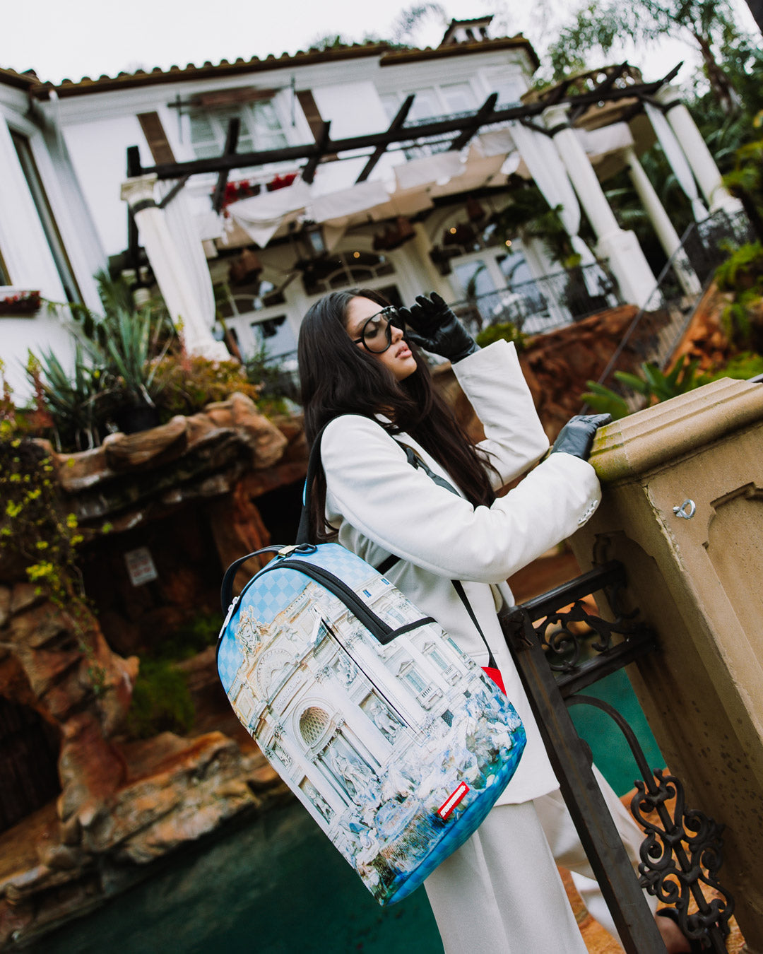 Trevi Fountain In Rome Dlxsv Backpack