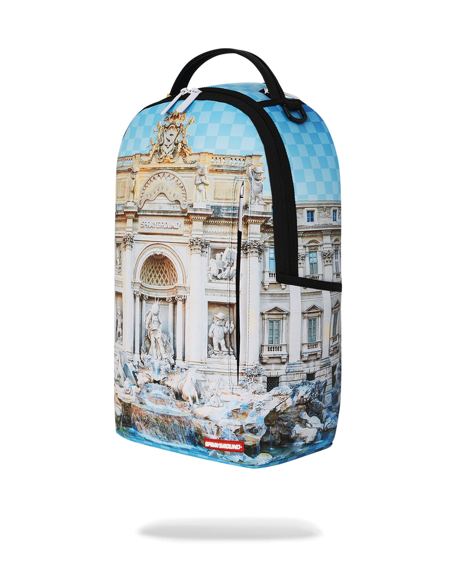 Sprayground Backpack TREVI FOUNTAIN IN ROME DLXSV BACKPACK Blue