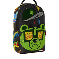 Colorful Money Bear Cheneille Dlxsv Backpack