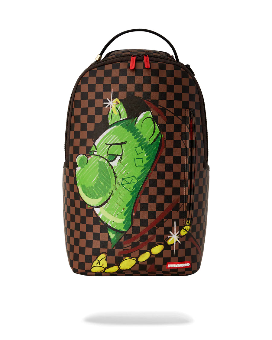 Zaino Sprayground SIP FADE AWAY HOODIE DLXSV BACKPACK Marrone