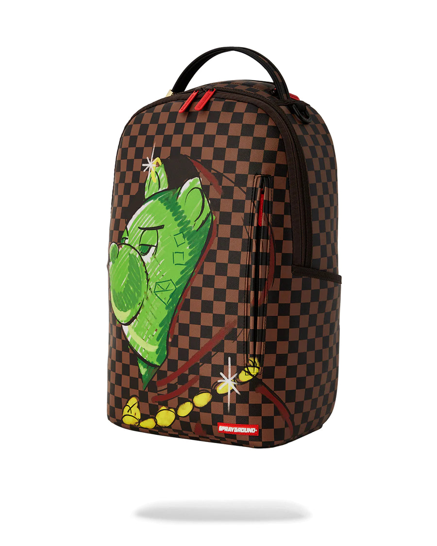 Zaino Sprayground SIP FADE AWAY HOODIE DLXSV BACKPACK Marrone