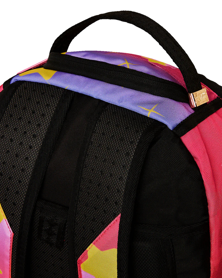 Sac à dos Sprayground POWER PUFF GIRLS SHARKMOUTH FLYING TRAILS DLXSR BACKPACK Rose