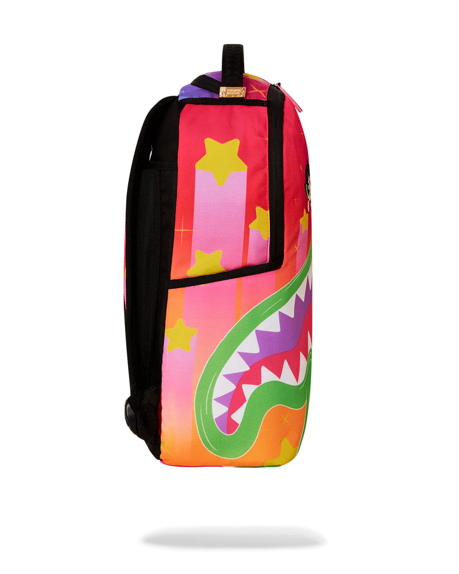 Zaino Sprayground POWER PUFF GIRLS SHARKMOUTH FLYING TRAILS DLXSR BACKPACK Rosa