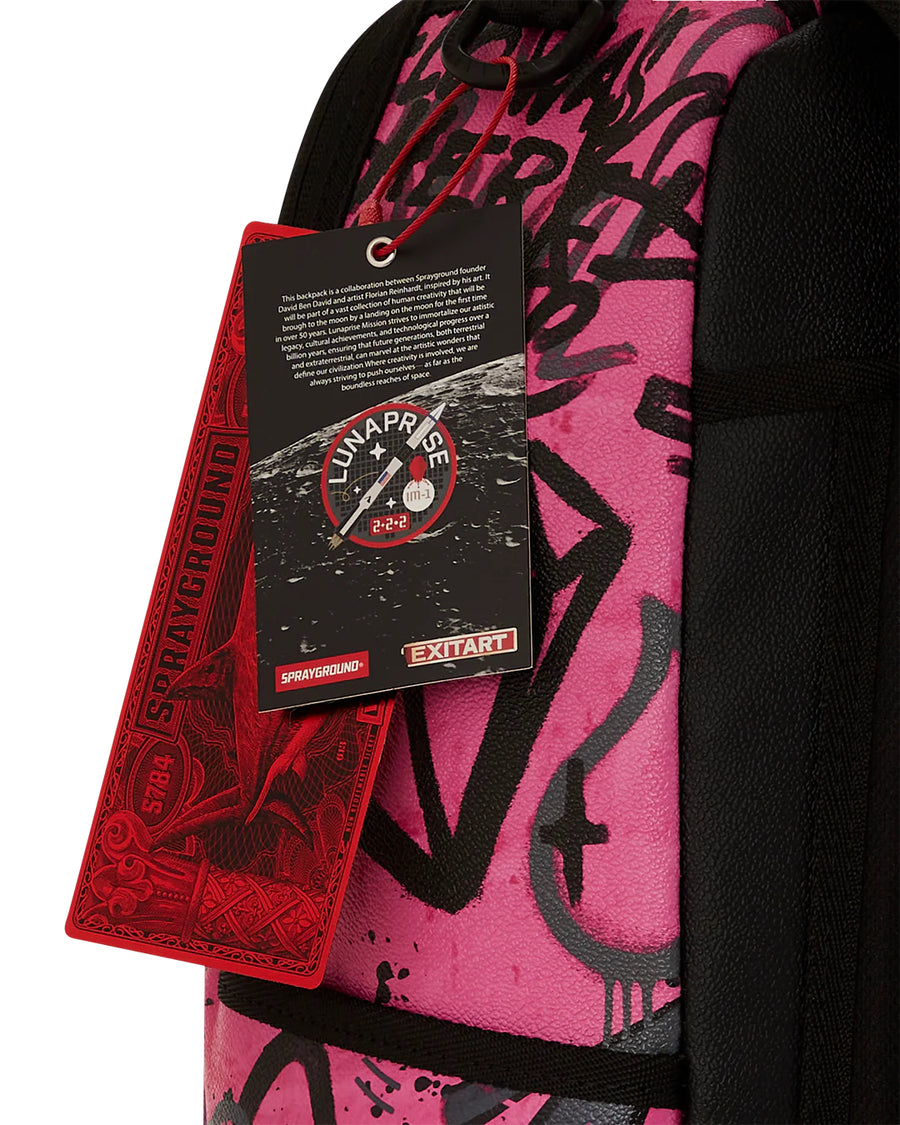 Mochila Sprayground EXIT GRAFF DLXSV BACKPACK Fucsia