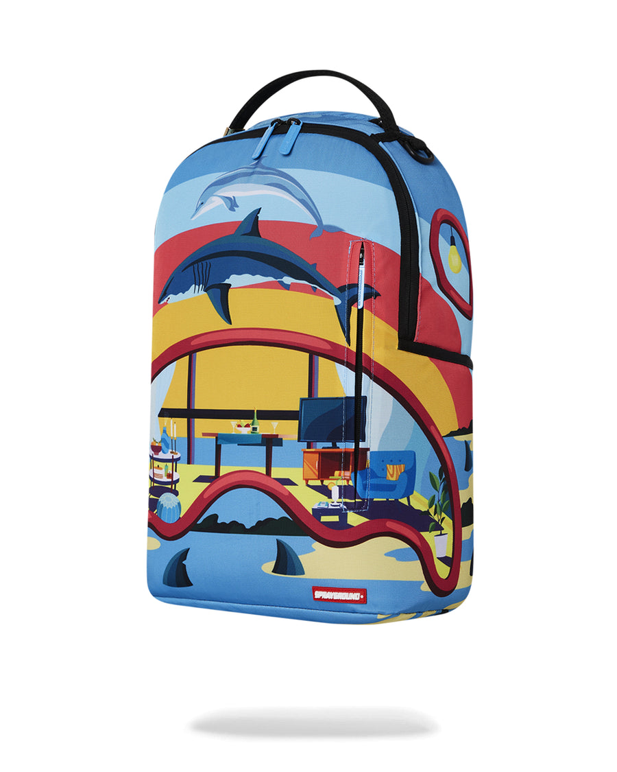 Zaino Sprayground THE SPRAYGROUND CRIB DLXSR BACKPACK Blu