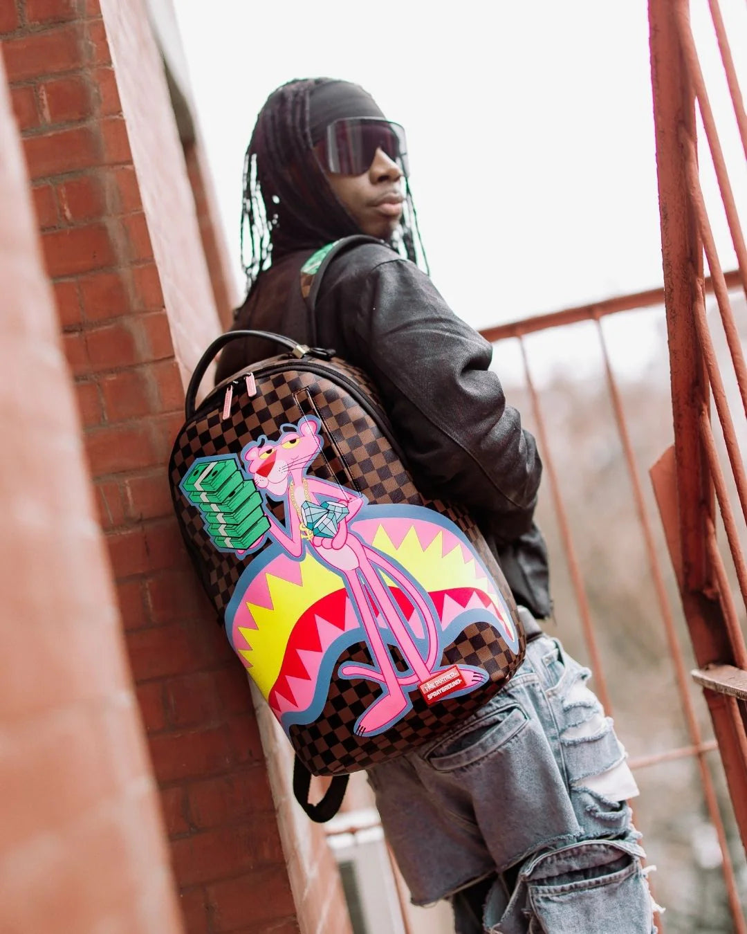 Pink Panther  Money Stack Dlxsv Backpack