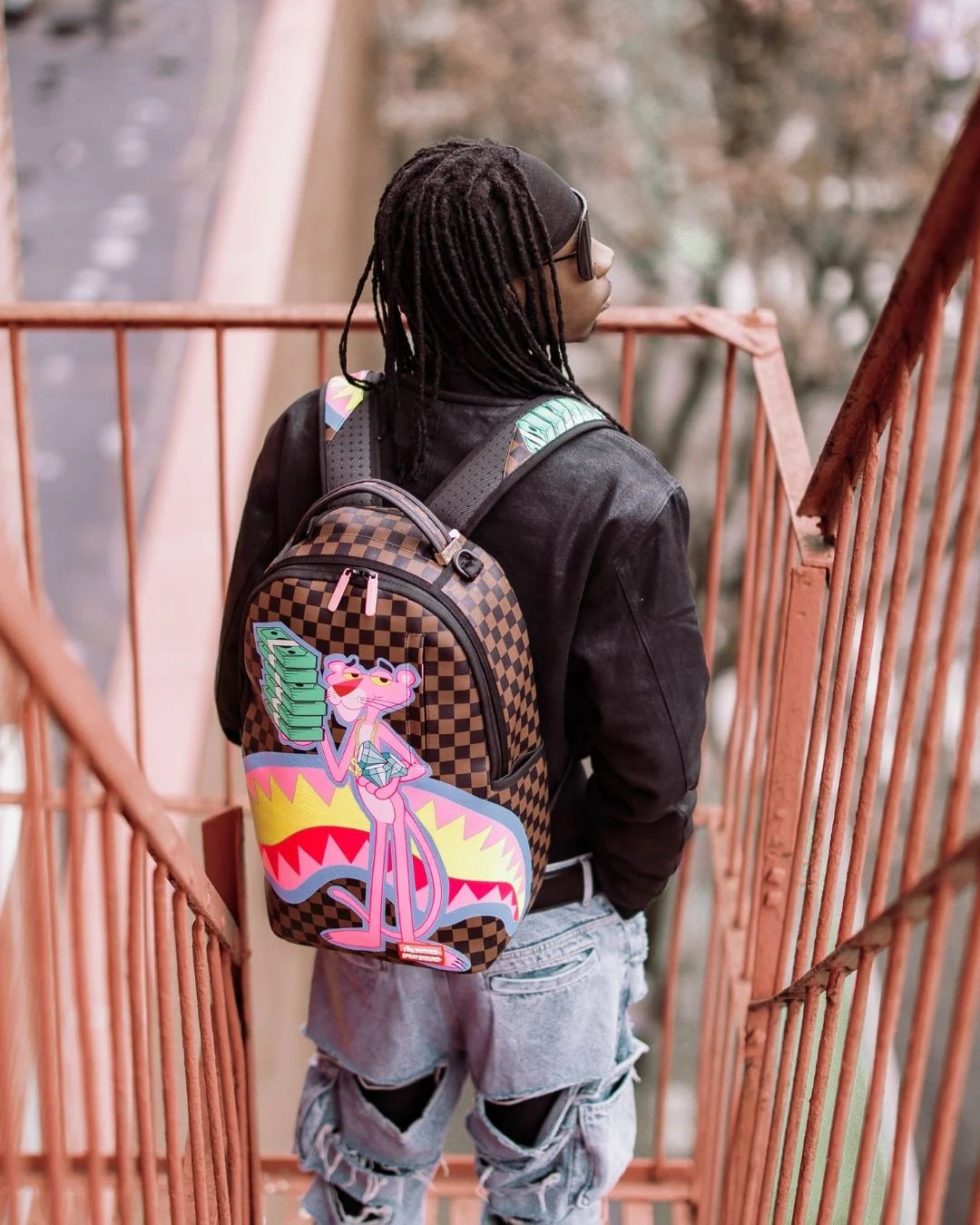 Pink Panther  Money Stack Dlxsv Backpack