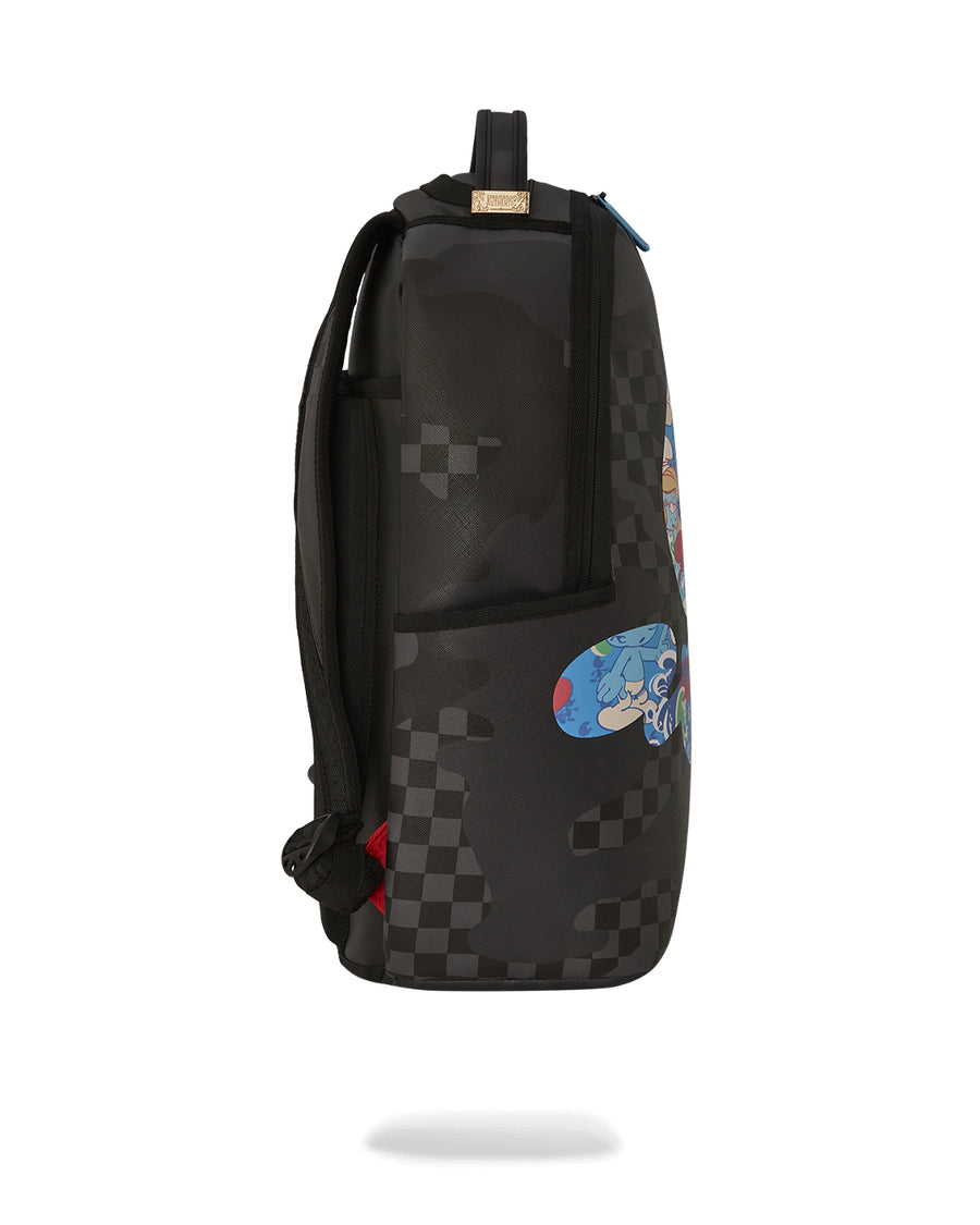 Sprayground Backpack SMURF SILHOUETTE DLXSV BACKPACK Black