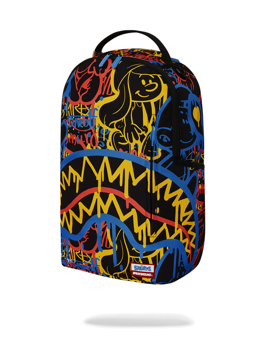 Sprayground Backpack SMURFS NEON DLXSR BACKPACK Blue