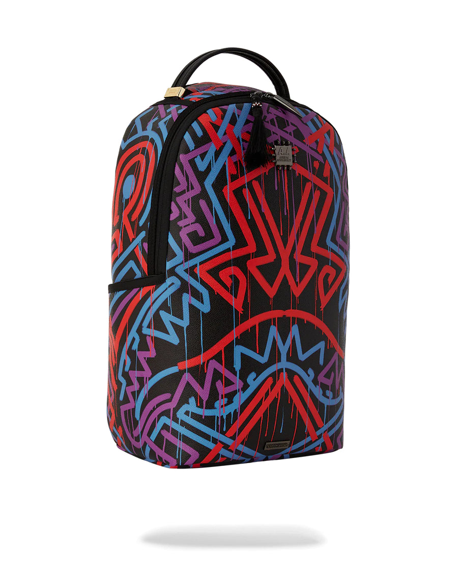 Sprayground Backpack Ai TRIBAL PATTERN DLXSV BACKPACK