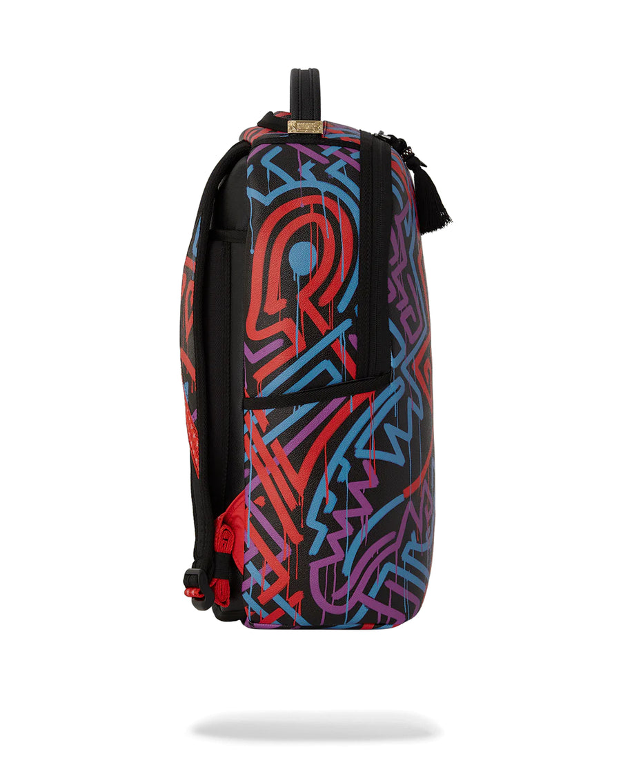 Zaino Sprayground Ai TRIBAL PATTERN DLXSV BACKPACK Fucsia