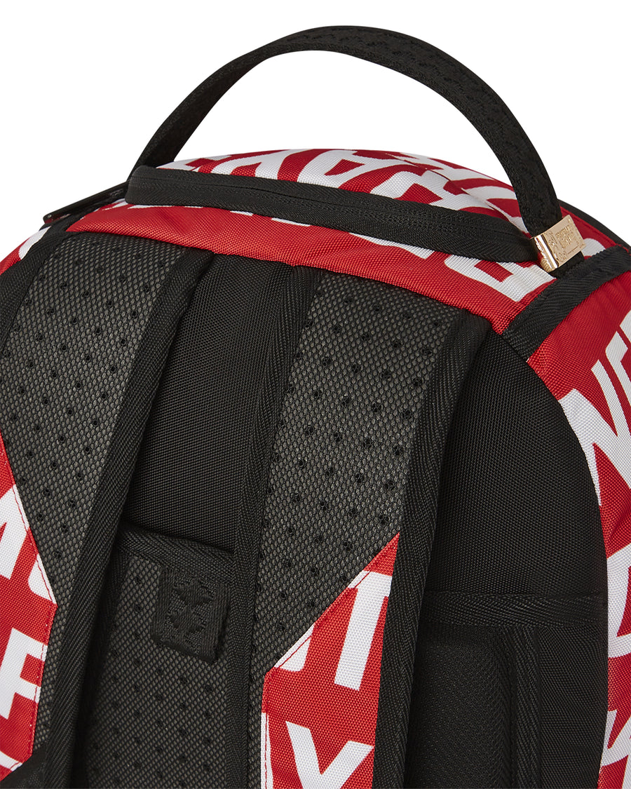 Sprayground Backpack SESAME STREET COOKIE MONSTER SPRAYGROUND REPEAT DLXSR BACKPACK Red