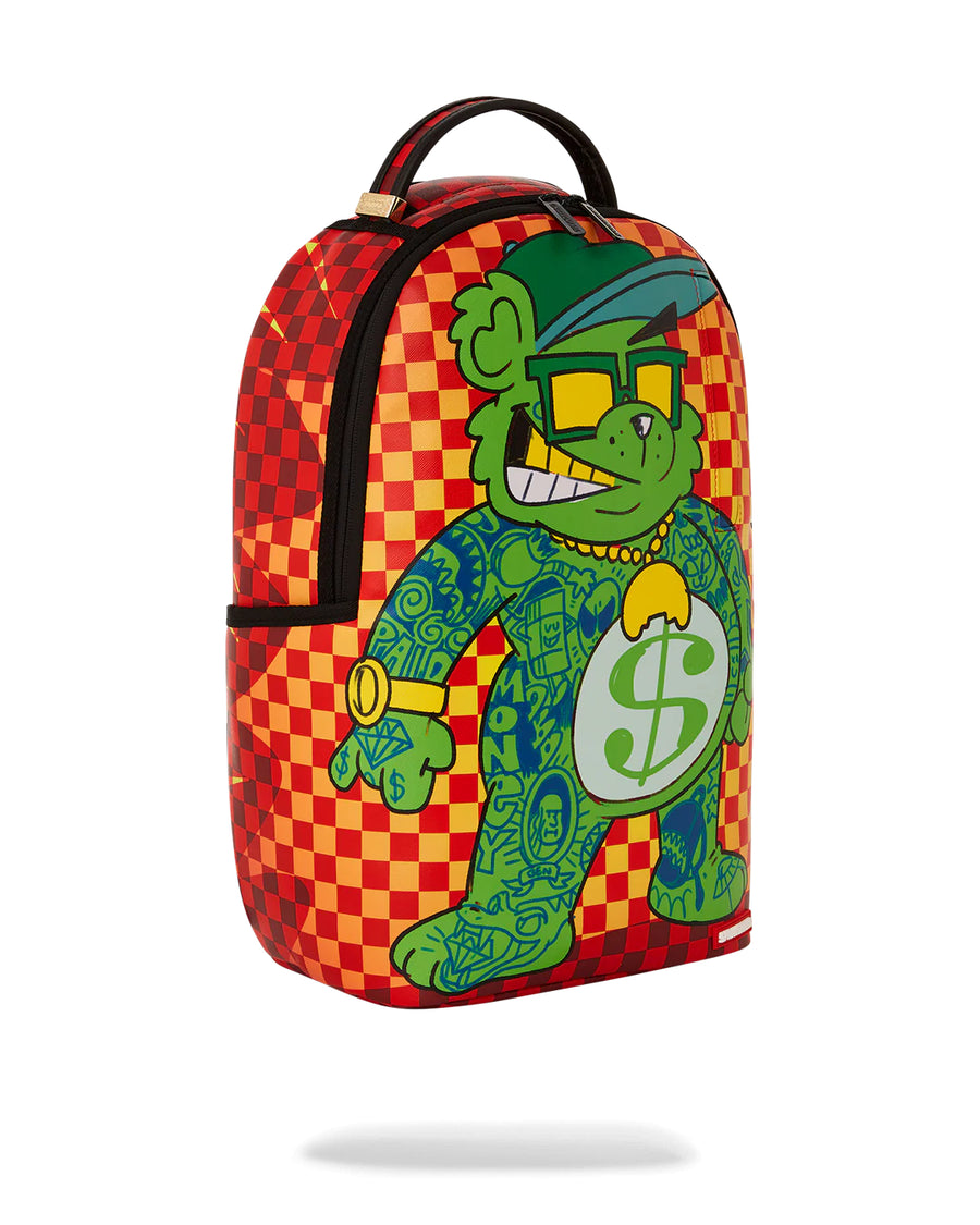 Zaino Sprayground TATTED MONEY BEAR DLXSV BACKPACK Verde