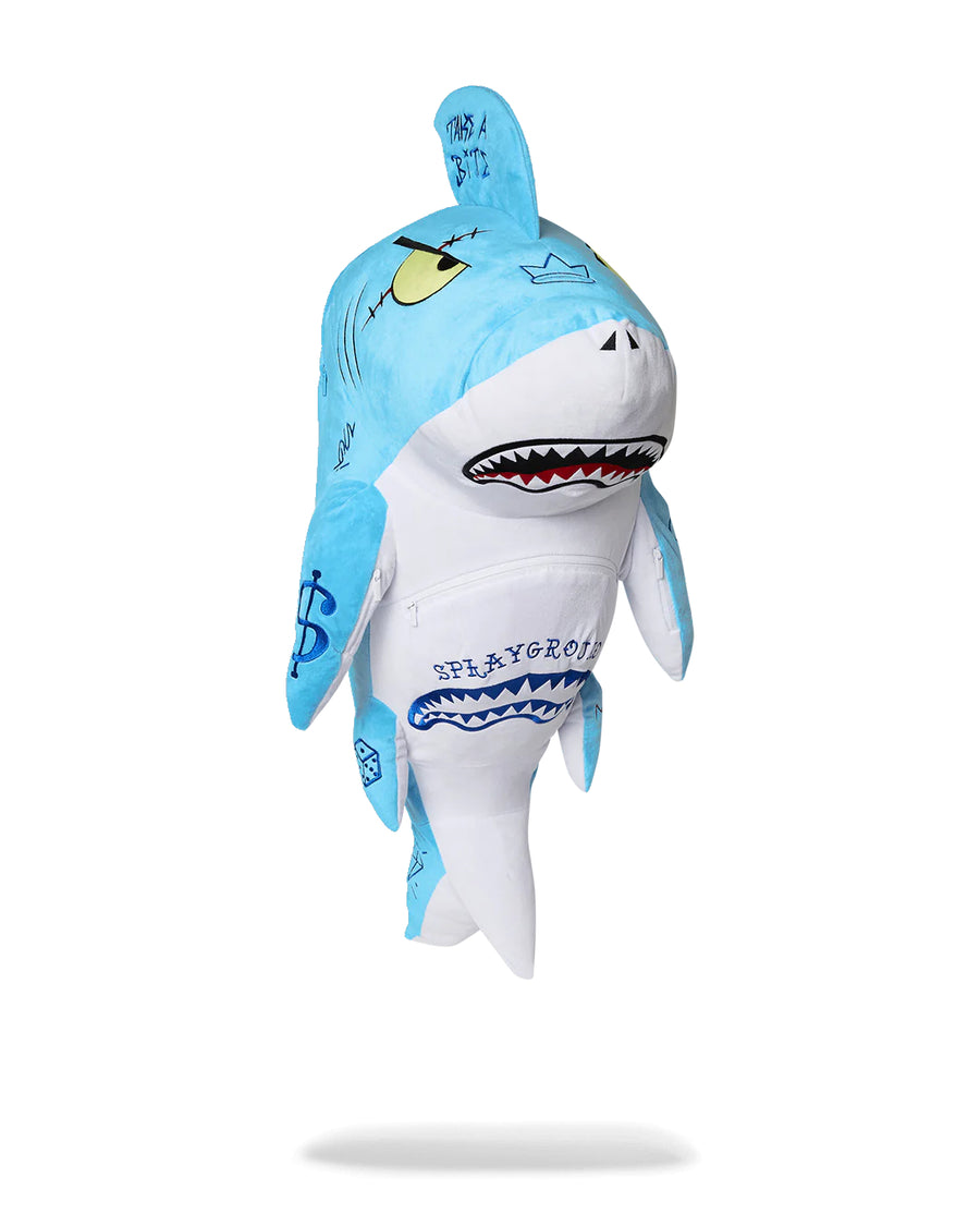 Sac à dos Sprayground SHARK PLUSH BACKPACK Bleu