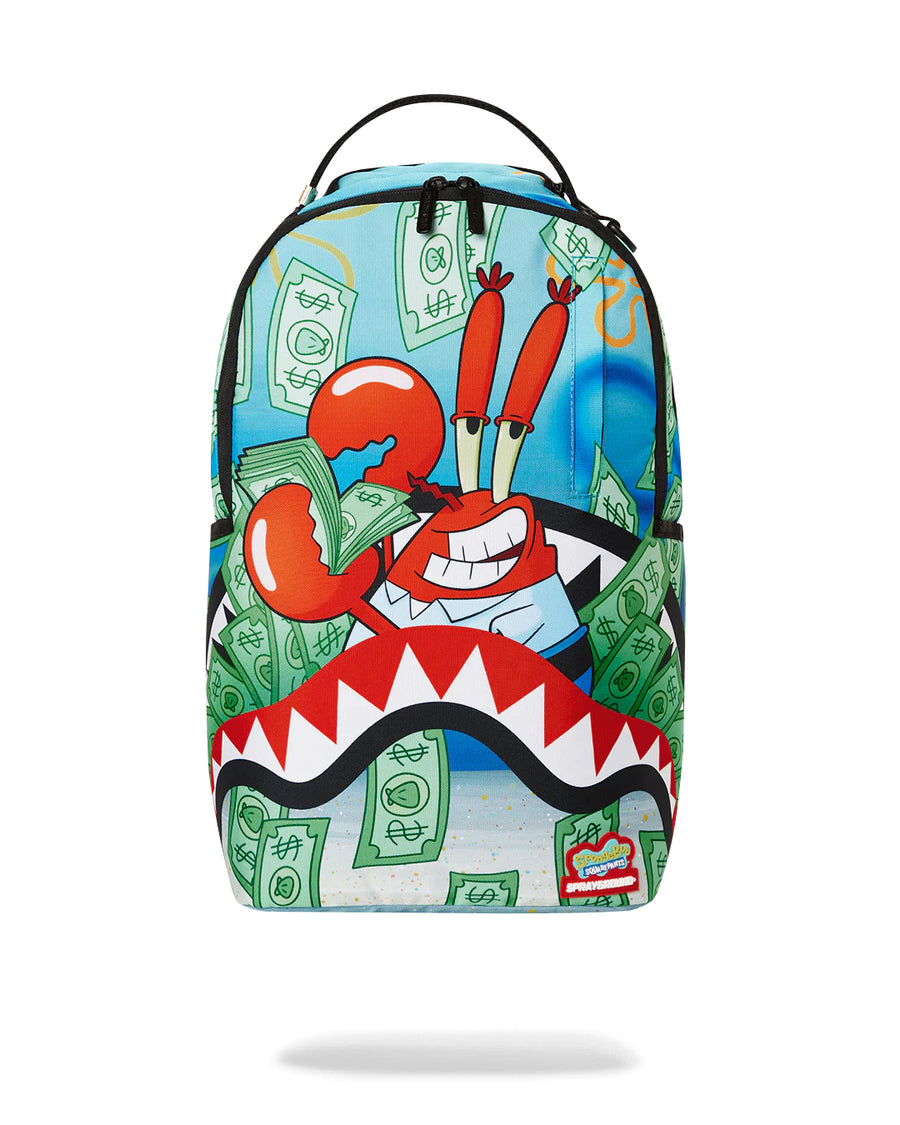 Mochila Sprayground SPONGE BOB CRABS COUNT DLXSR BACKPACK Azul