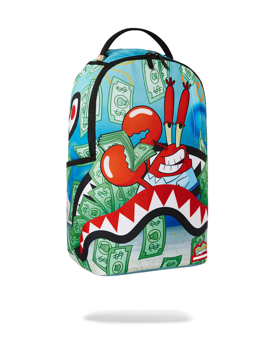 Zaino Sprayground SPONGE BOB CRABS COUNT DLXSR BACKPACK Blu