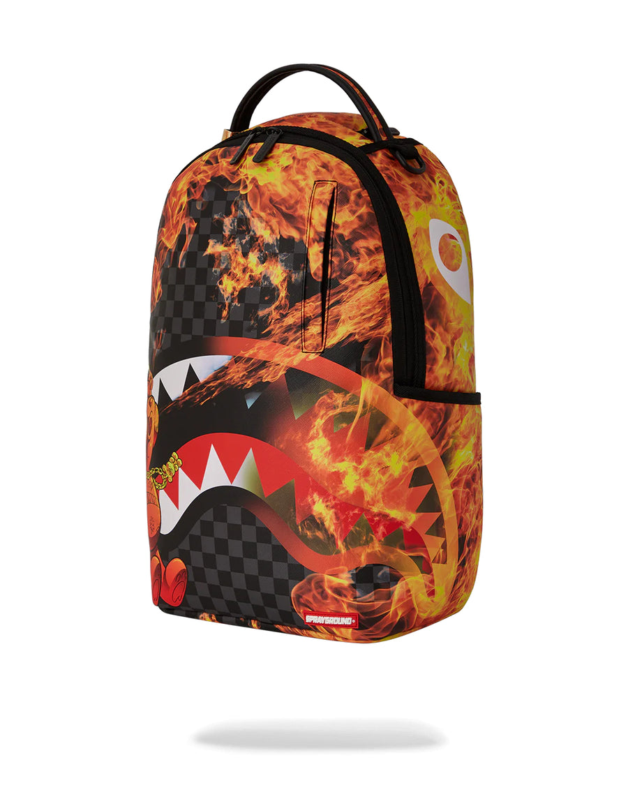 Zaino Sprayground FIRE MAN DLXSV BACKPACK Arancione