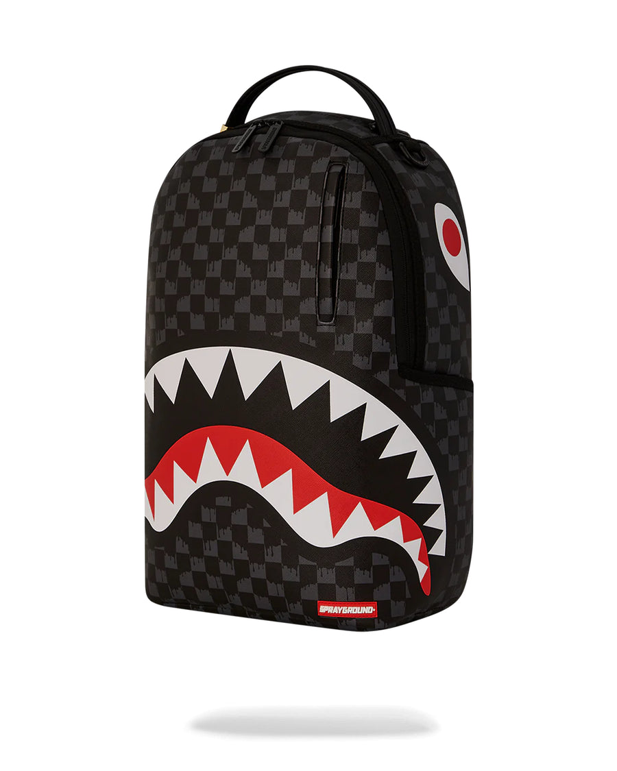 Zaino Sprayground DRIP CHECK DLXSV BACKPACK Nero