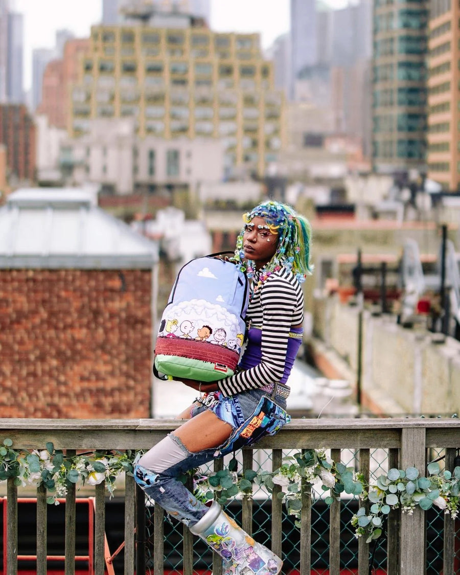 Sac à dos Sprayground PEANUTS SNOOPY AND FRIENDS DLXSR BACKPACK Bleu