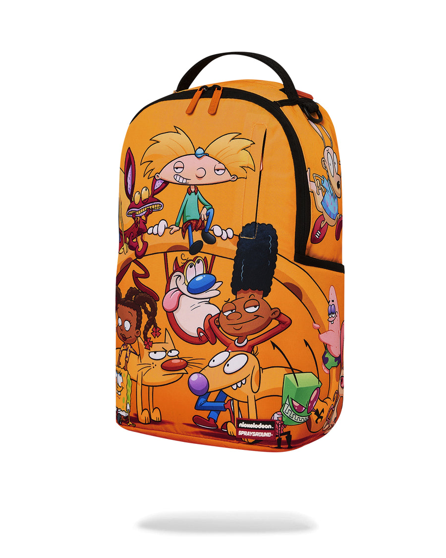 Sprayground Backpack 90s NICK CAT DOG SHARK MOUTH DLXSR BACKPACK Orange