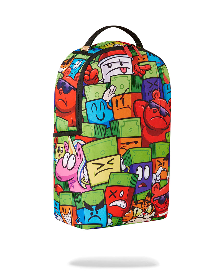 Sprayground Backpack MONEY BOY CROWD DLXSR BACKPACK