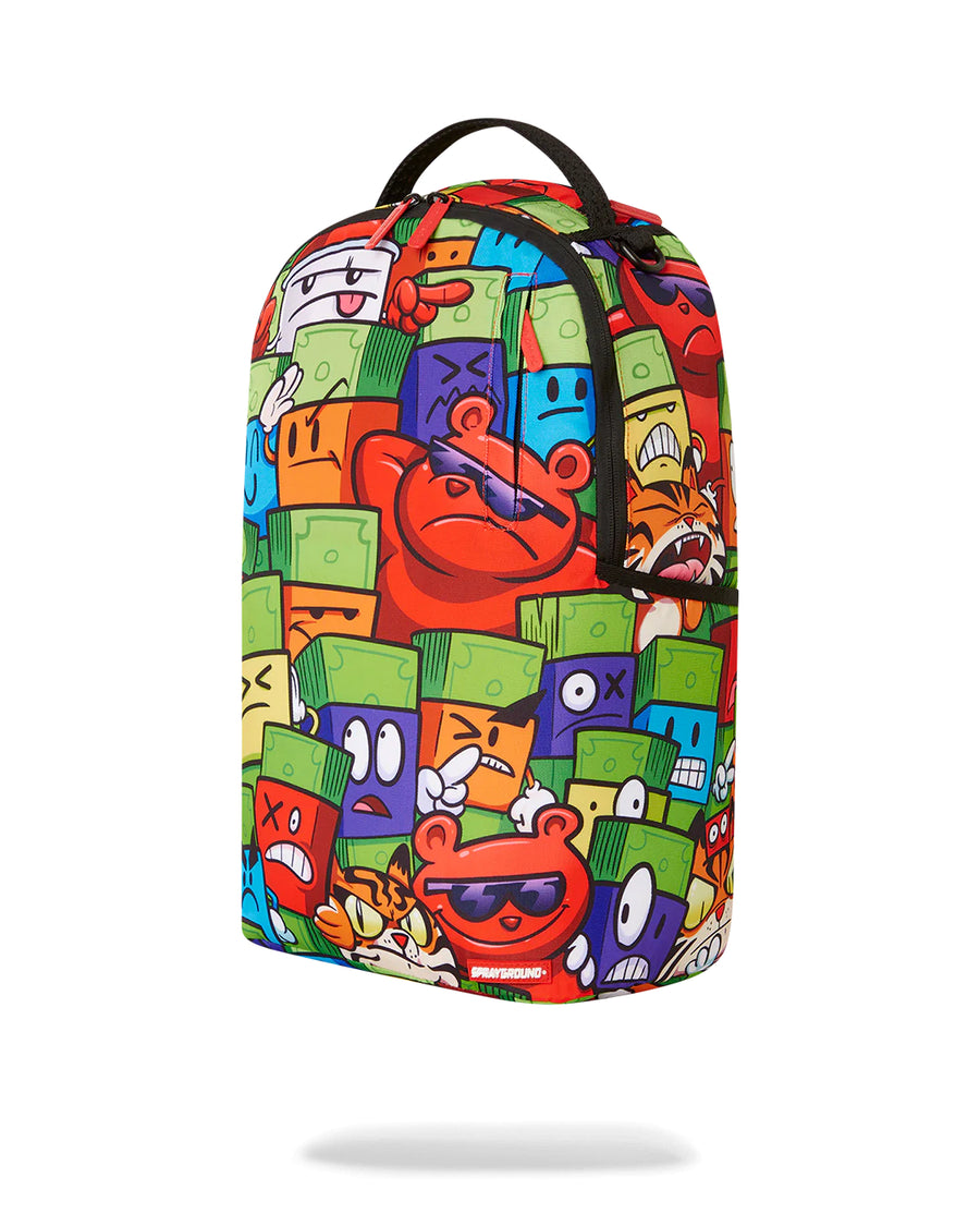 Sprayground Backpack MONEY BOY CROWD DLXSR BACKPACK