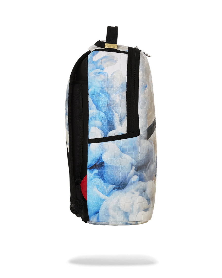 Sprayground Backpack ABSTRACT SMOKE ON SPIKE  DLXSV BACKPACK White