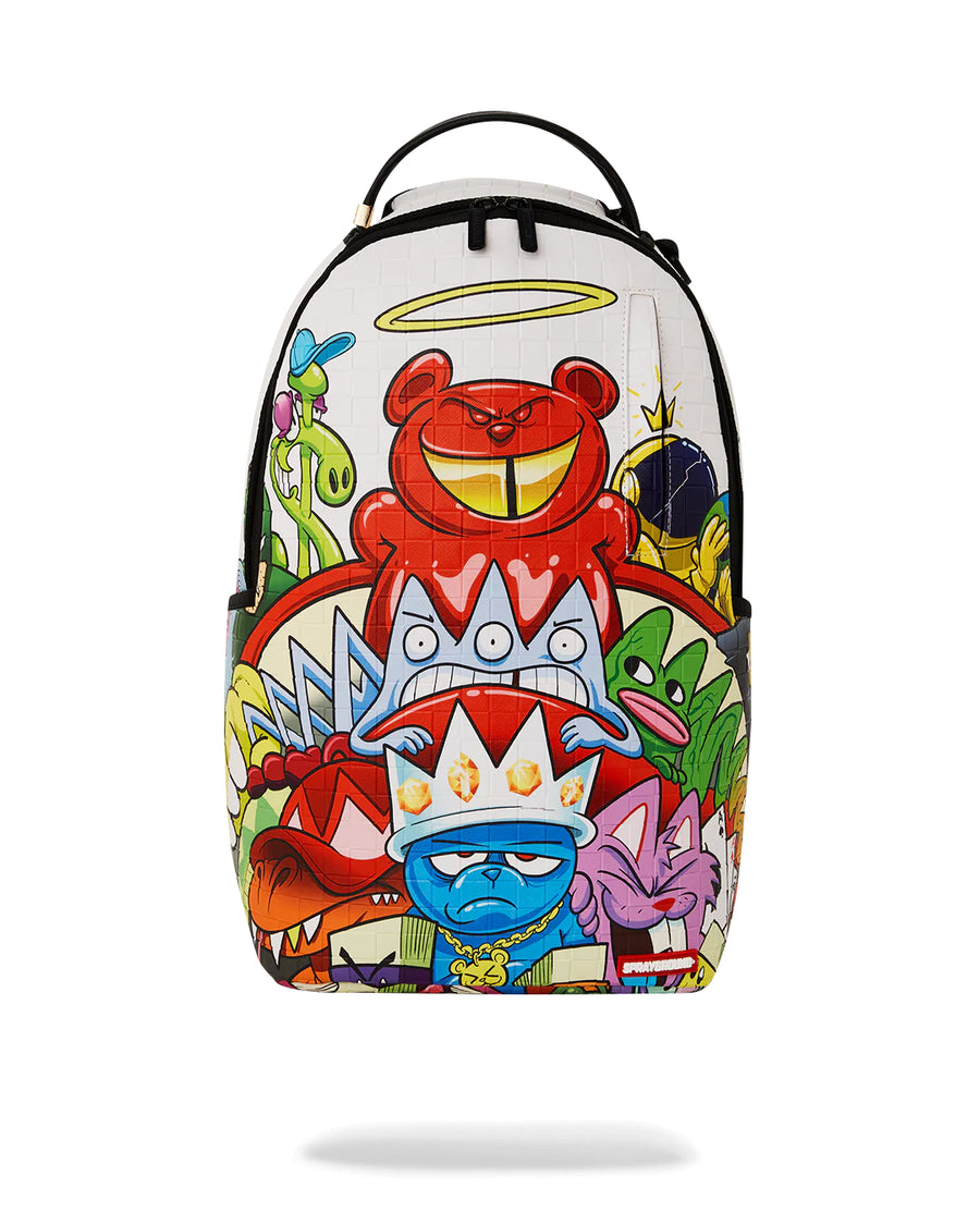 Zaino Sprayground PARTY WITH THE BEST DLXSV EMBOSSED BACKPACK Rosso