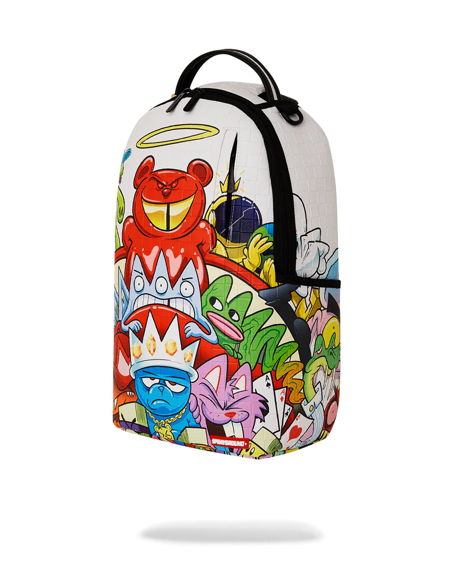 Sprayground Backpack PARTY WITH THE BEST DLXSV EMBOSSED BACKPACK