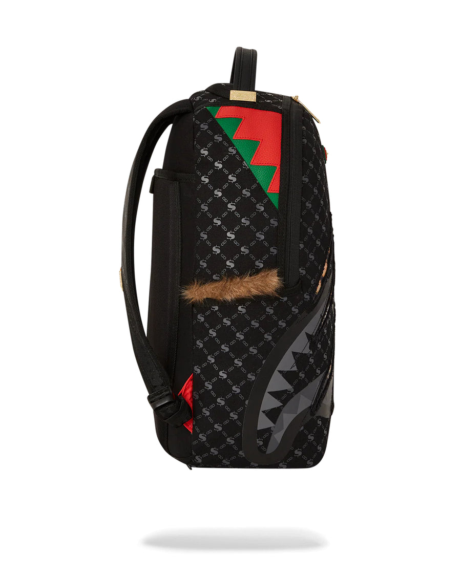 Zaino Sprayground TIGER SCRATCHED DLXSV BACKPACK Nero