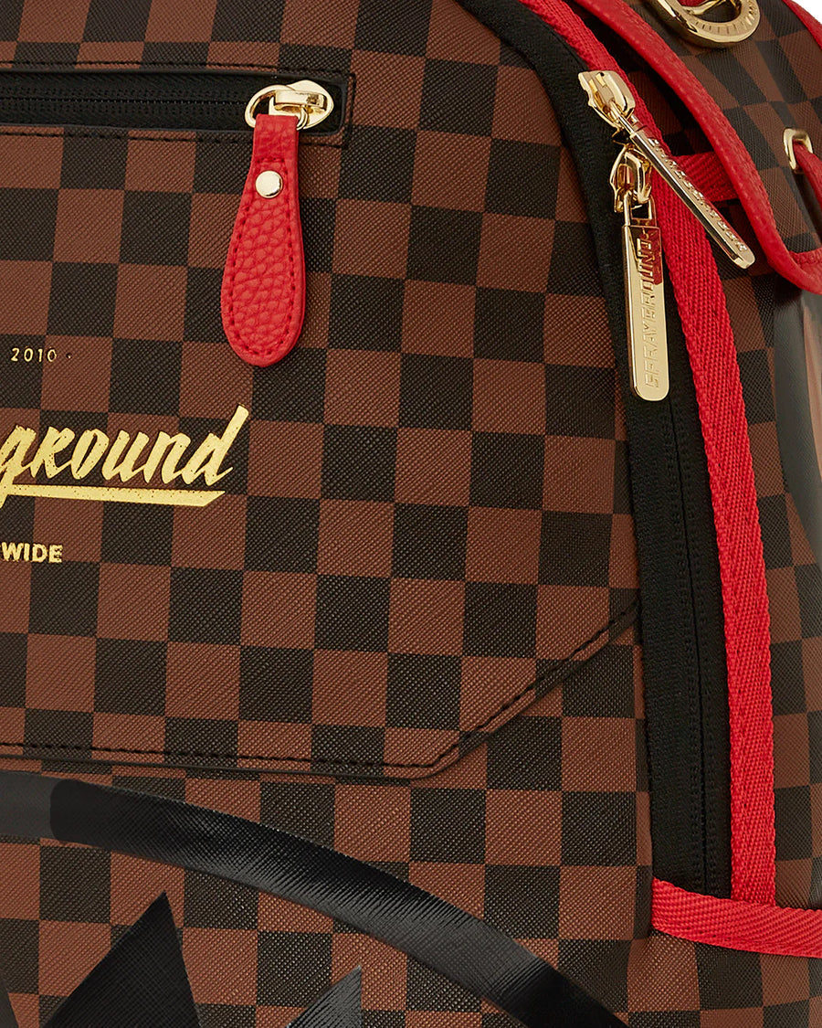 Sac à dos Sprayground TAKEOVER THE THRONE DLXSV BACKPACK Marron