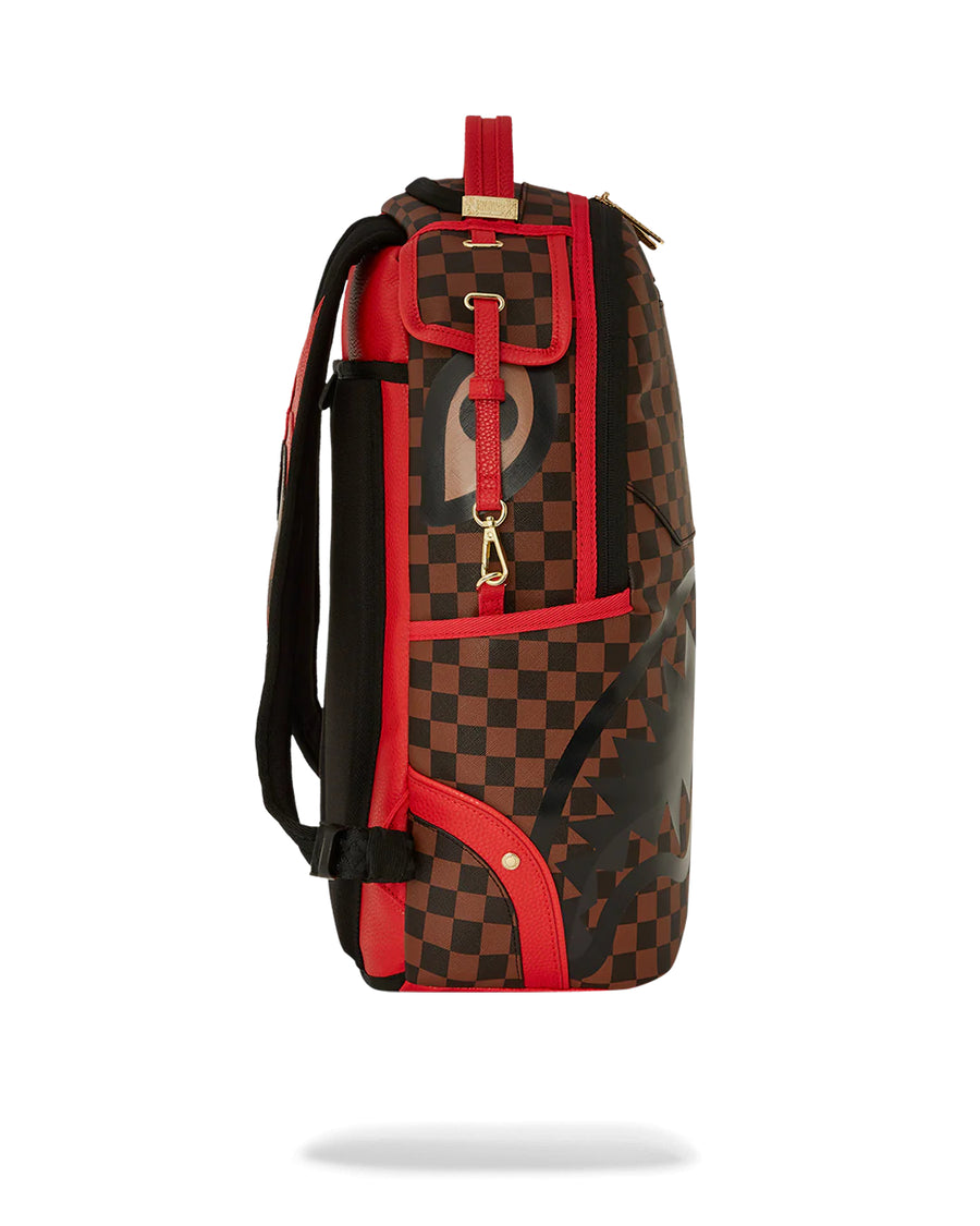 Mochila Sprayground TAKEOVER THE THRONE DLXSV BACKPACK Marrón