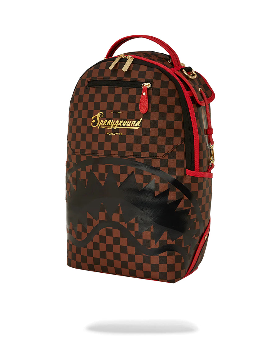 Zaino Sprayground TAKEOVER THE THRONE DLXSV BACKPACK Marrone