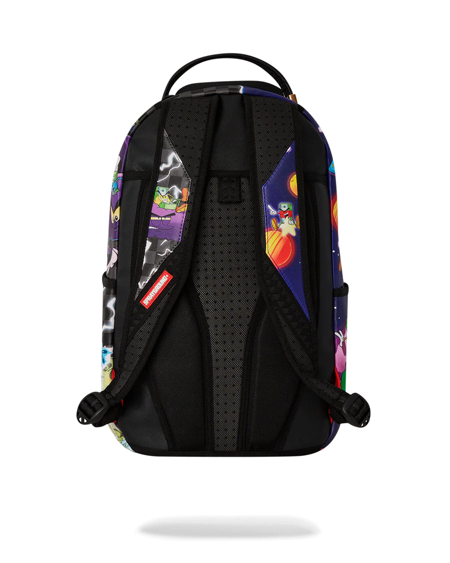 Mochila Sprayground SPLIT MONEY BOYS CRAZY EYES DLX BACKPACK Viola