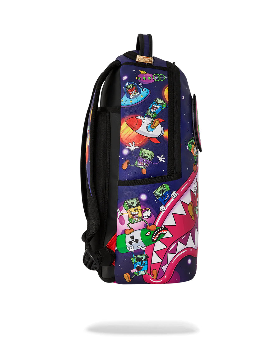 Sprayground Backpack SPLIT MONEY BOYS CRAZY EYES DLX BACKPACK