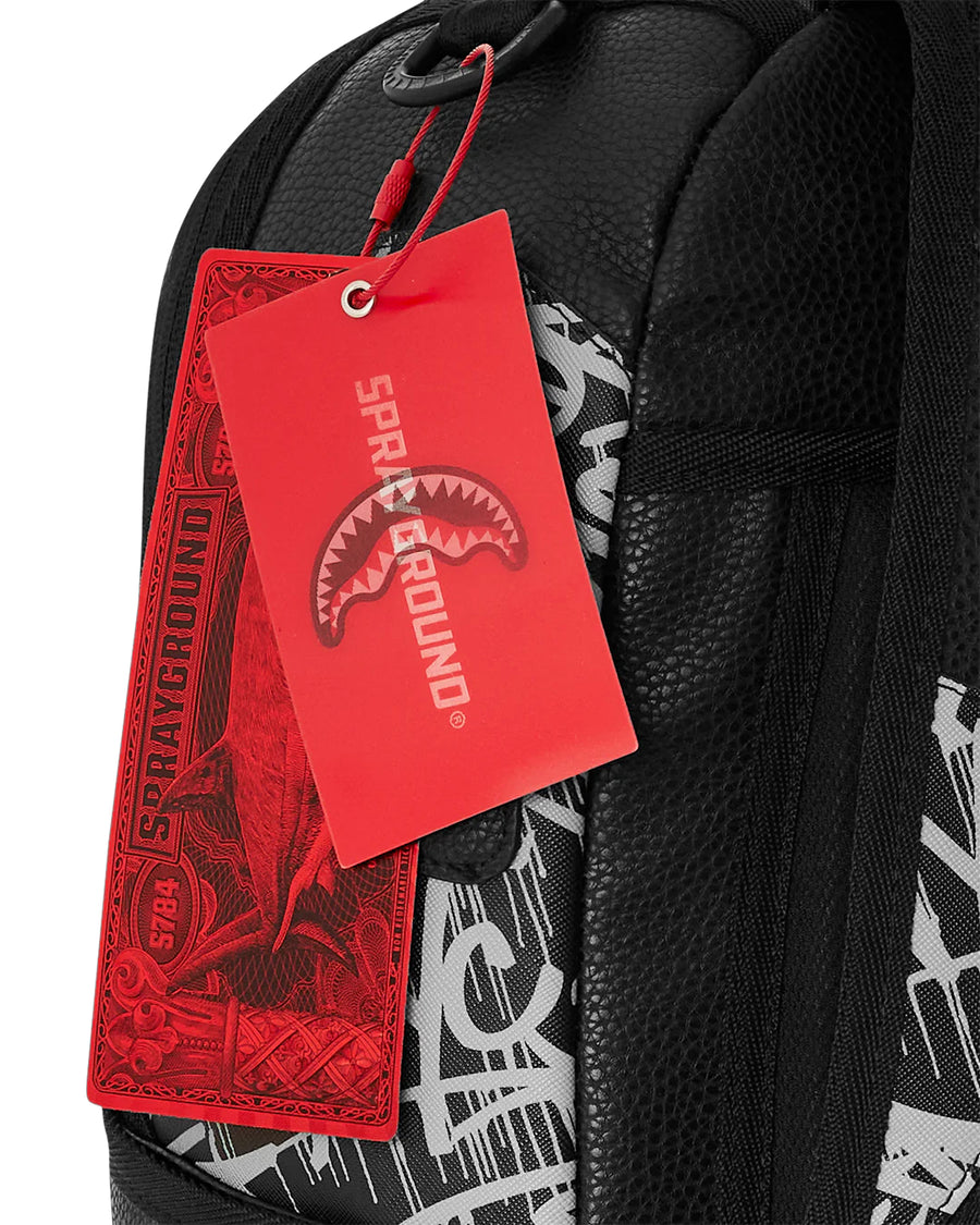 Sac à dos Sprayground MIDNIGHT RACEWAY GRAFFITI DLXSV BACKPACK Noir