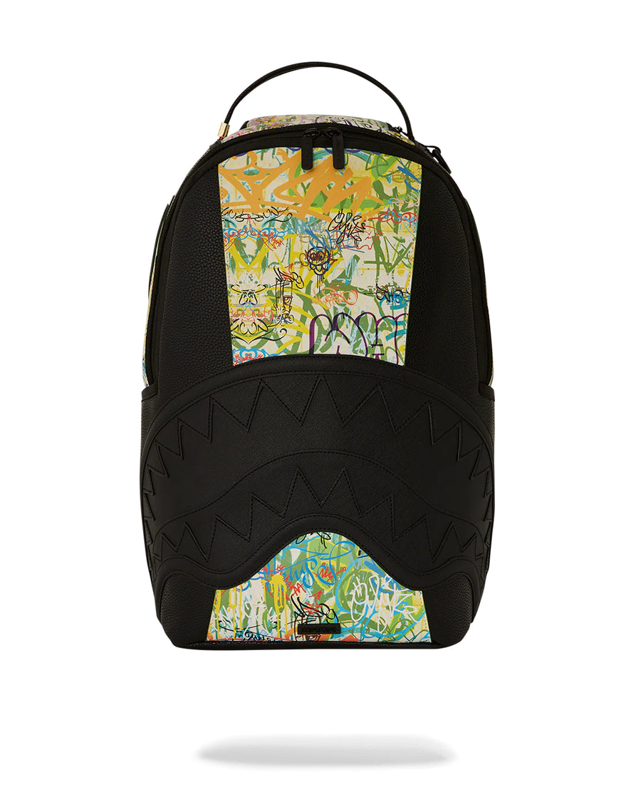 Mochila Sprayground VIVID RACEWAY GRAFFITI DLXSV BACKPACK Negro