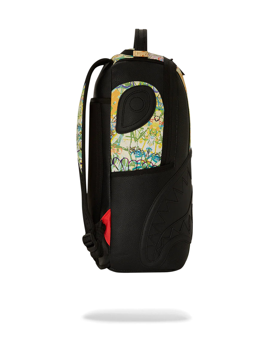 Mochila Sprayground VIVID RACEWAY GRAFFITI DLXSV BACKPACK Negro